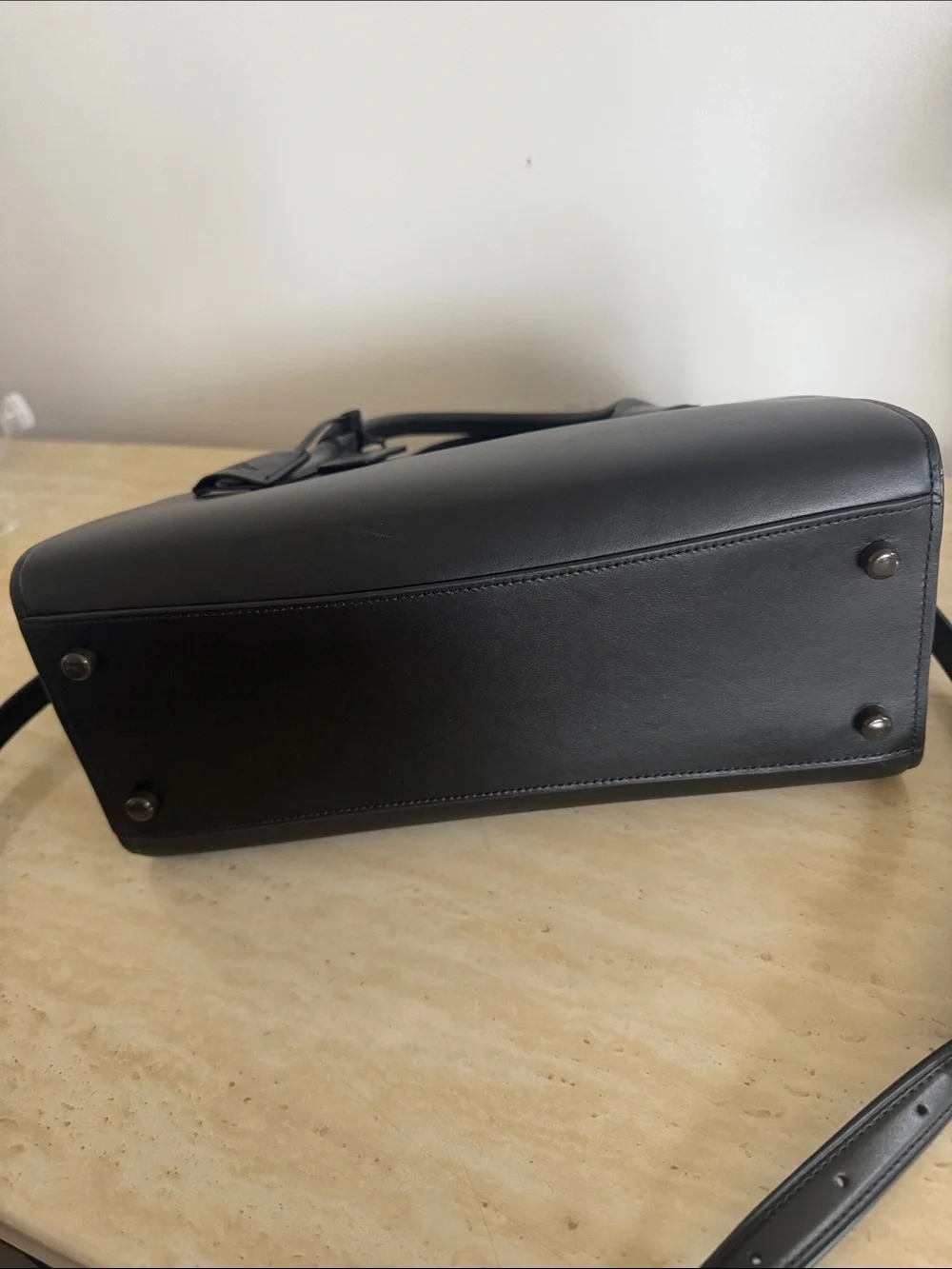 Coach sleek black